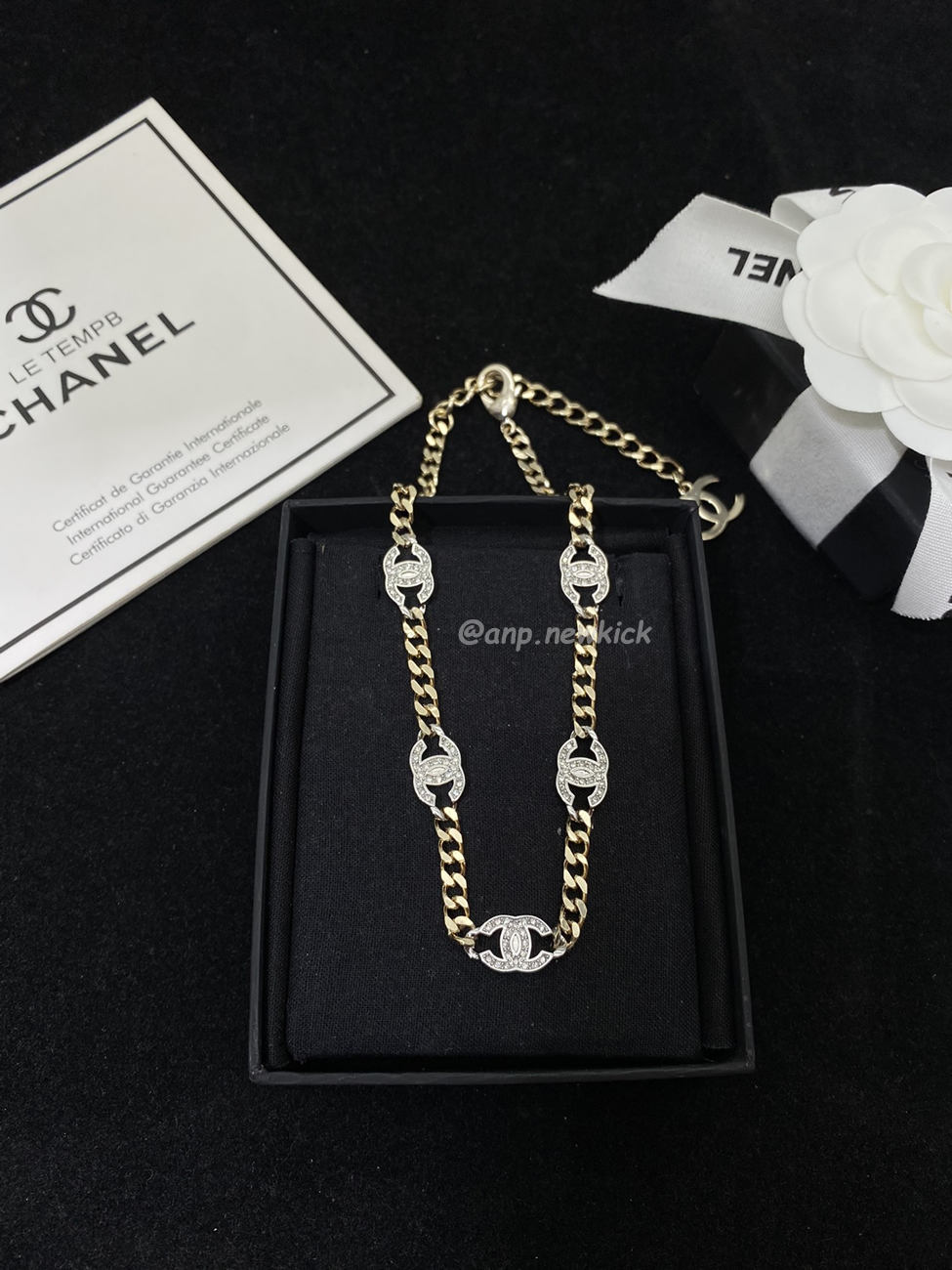 Chanel Pre Owned Cc Diamond Pendant Necklace (3) - www.newkick.vip